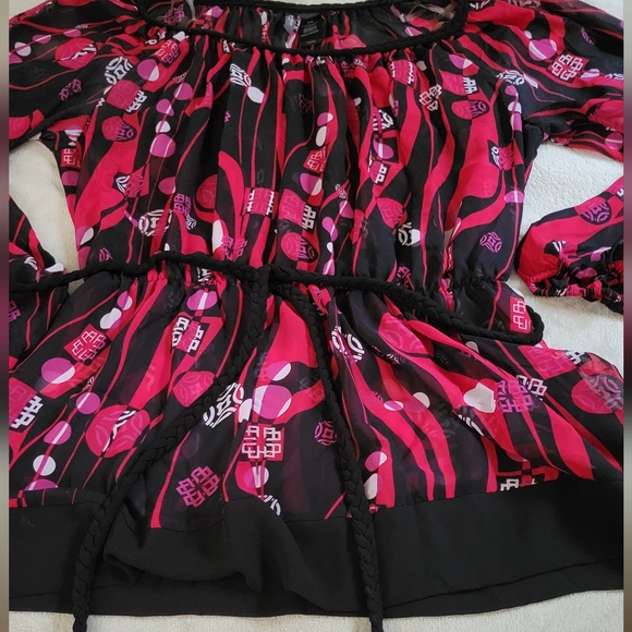 BisouBisou Vintage Tunic NWOT Sz. L - Picture 3 of 8